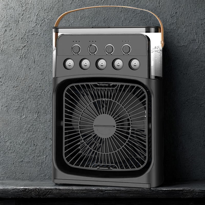 🌬️ Ventilatore da Scrivania con Timer e Brina Rinfrescante | Polar Floe