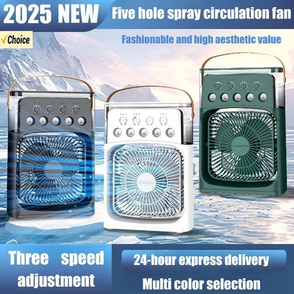 🌬️ Ventilatore da Scrivania con Timer e Brina Rinfrescante | Polar Floe