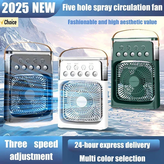 🌬️ Ventilatore da Scrivania con Timer e Brina Rinfrescante | Polar Floe